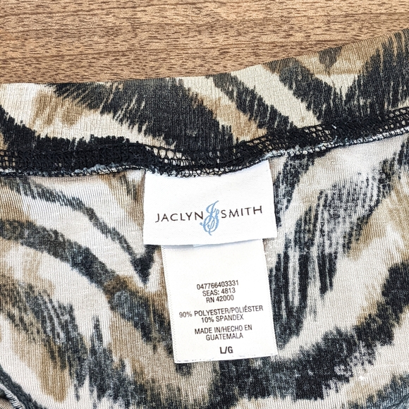 Jaclyn Smith Zebra Print Skirt (Size: Large) - Picture 5 of 6